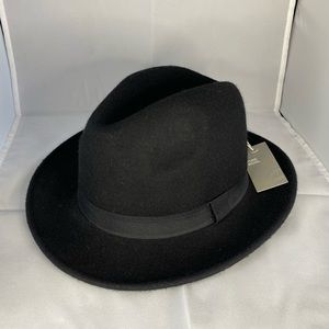 100% Pure Wool Wide Brim Fedora
